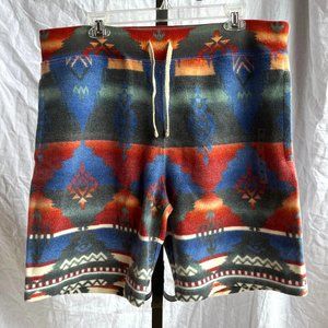 Polo Ralph Lauren Aztec Southwestern Fleece Shorts - Men's Size XL - NWT
